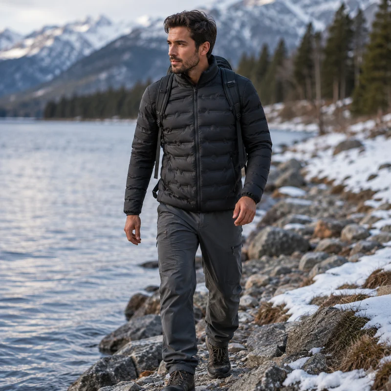 Doudoune randonnée homme légère chaude hiver