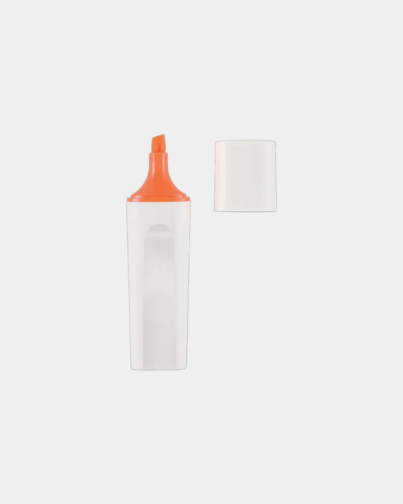 Surligneur RPET blanc à personnaliser