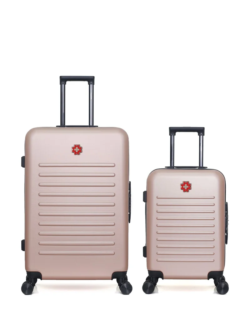 Lot de 2 Valises Rigides Grand Format et Cabine WIL