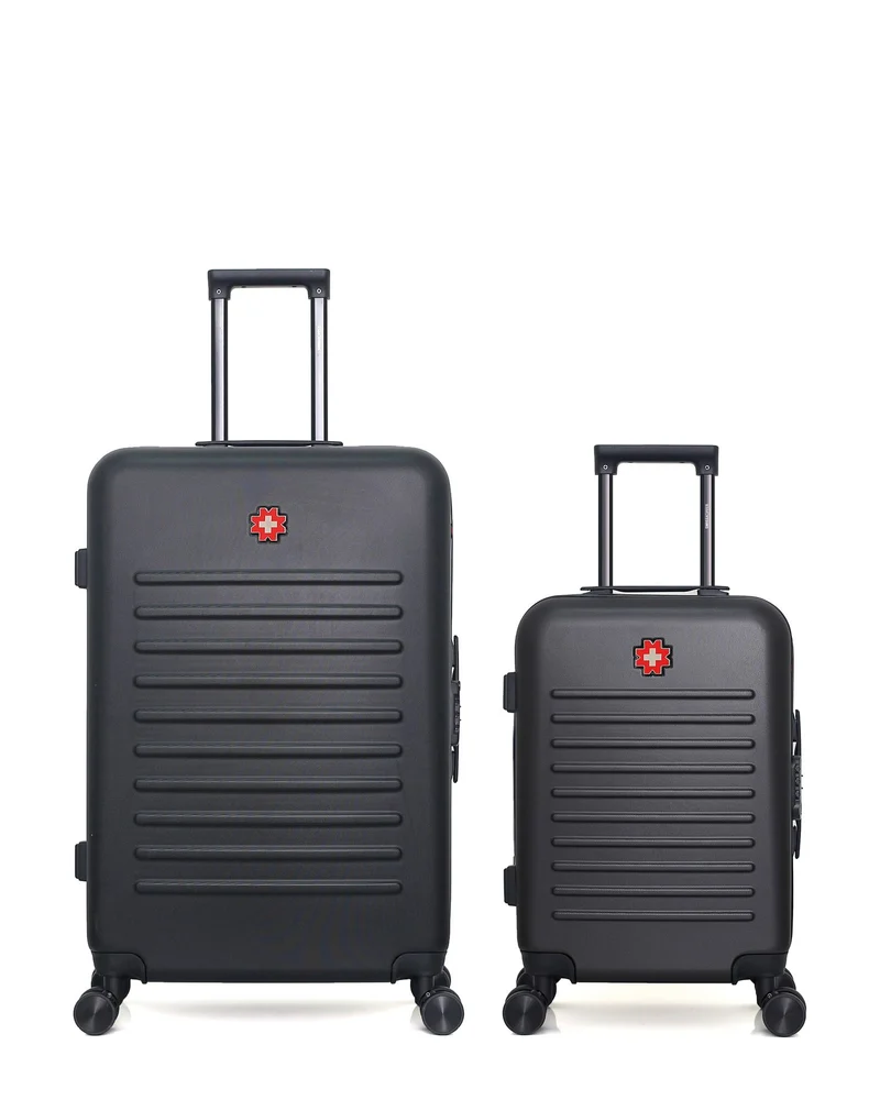 Lot de 2 Valises Rigides Grand Format et Cabine WIL