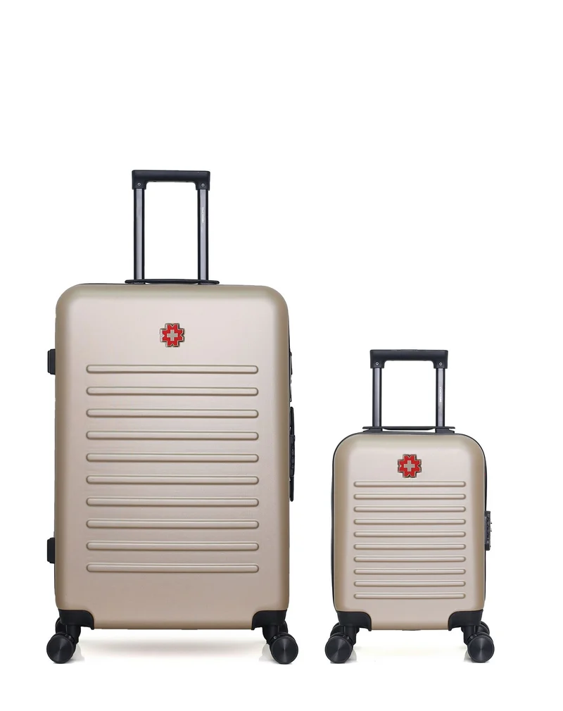 Lot de 2 Valises Rigides Grand Format et Cabine XXS WIL