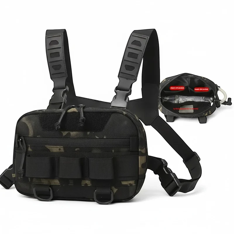 Sac gilet poitrine randonnée compact
