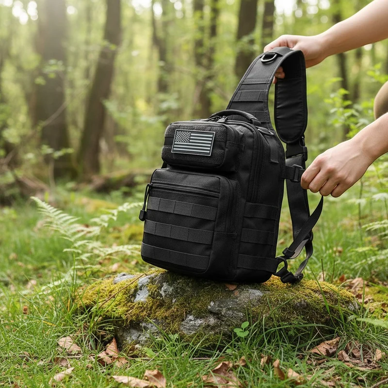 Sac sling compact pour randonnée