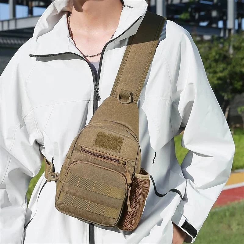 Sac bandoulière randonnée avec rangement bouteille
