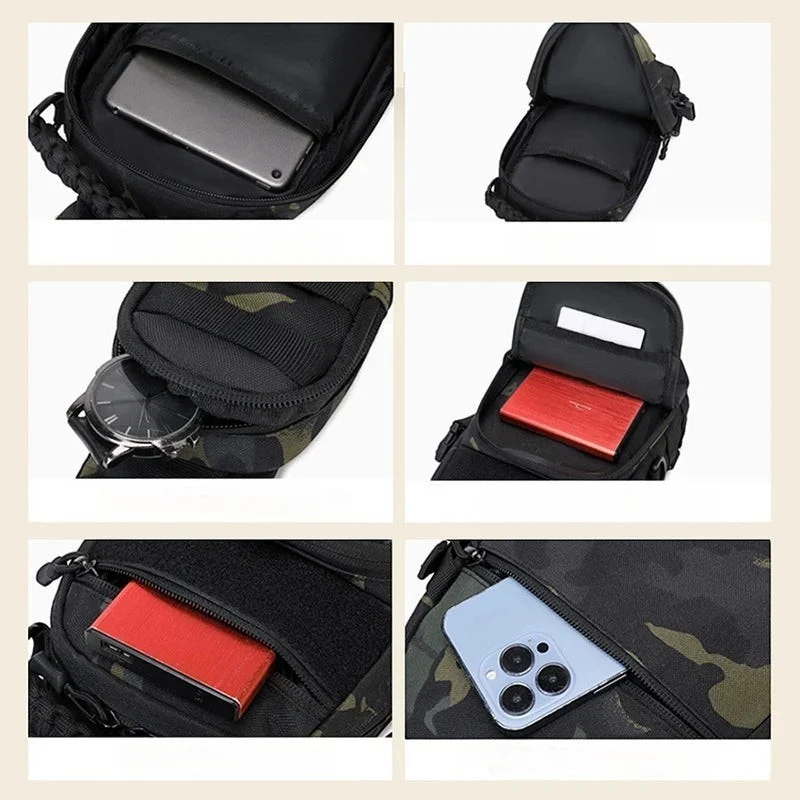 Sac épaule randonnée multipoches