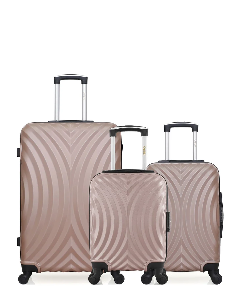 Lot de 3 valises Grand format, cabine et cabine XXS LAGOS