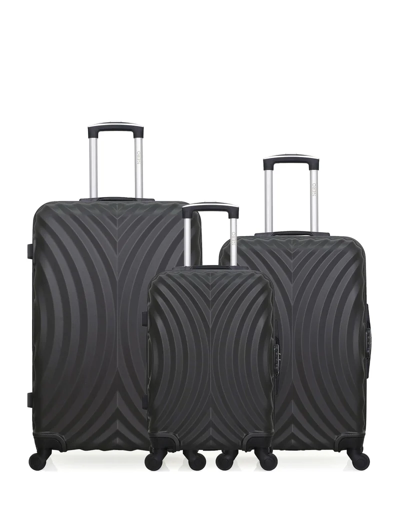 Lot de 3 valises Grand format, weekend et cabine LAGOS