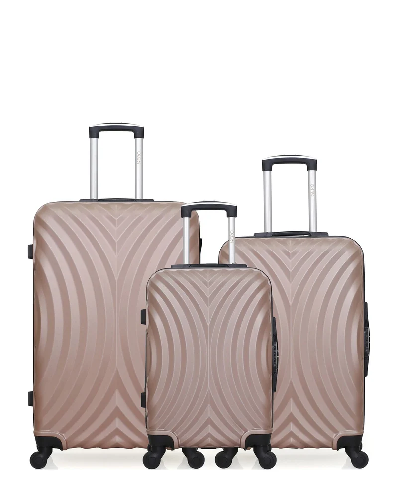 Lot de 3 valises Grand format, weekend et cabine LAGOS