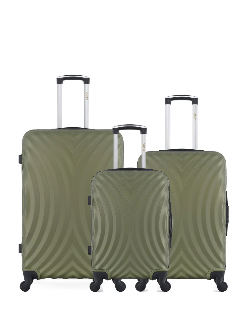 Lot de 3 valises Grand format, weekend et cabine LAGOS