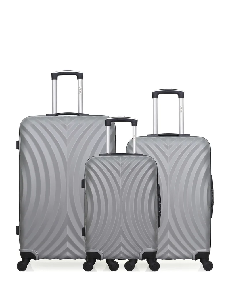 Lot de 3 valises Grand format, weekend et cabine LAGOS