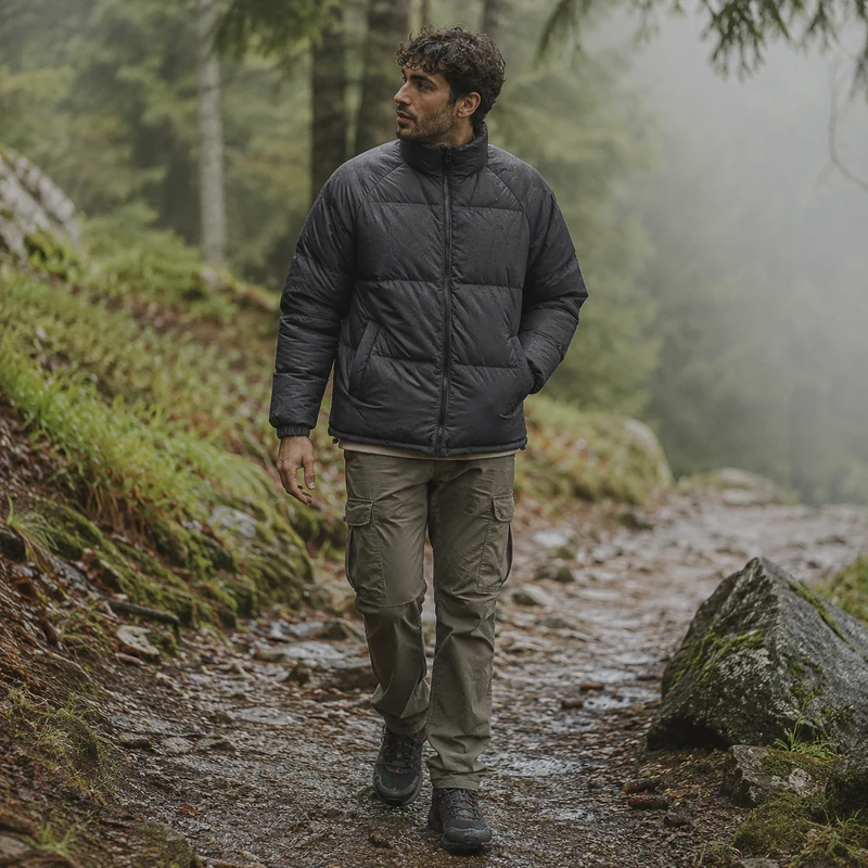 Doudoune randonnée homme chaude imperméable