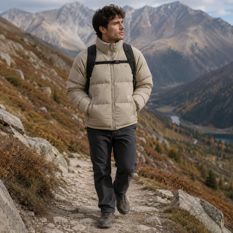 Doudoune randonnée homme chaude imperméable