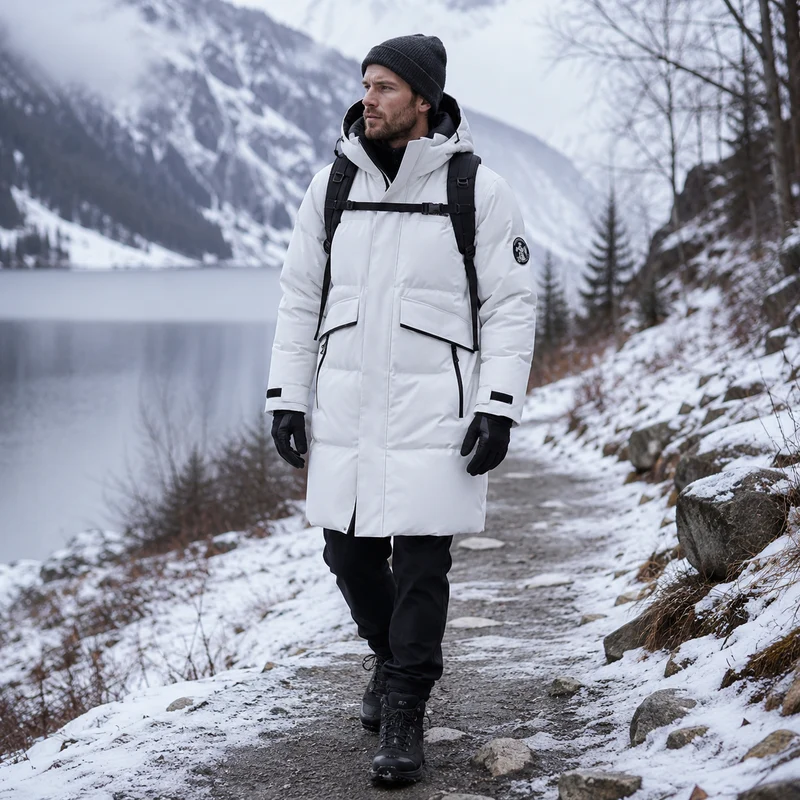 Parka randonnée homme longue grand froid