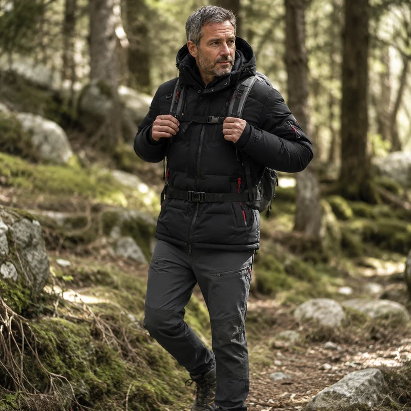 Doudoune randonnée homme chaude imperméable