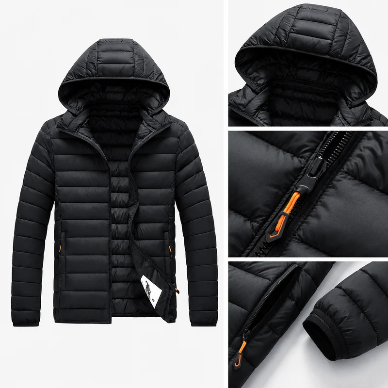 Doudoune trekking homme chaude coupe-vent