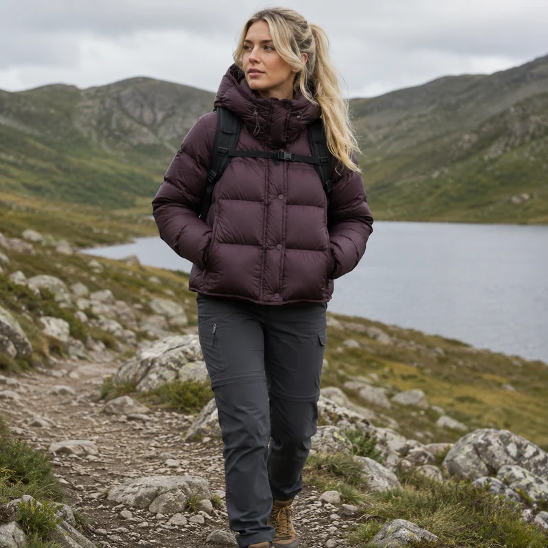 Doudoune randonnée femme chaude outdoor
