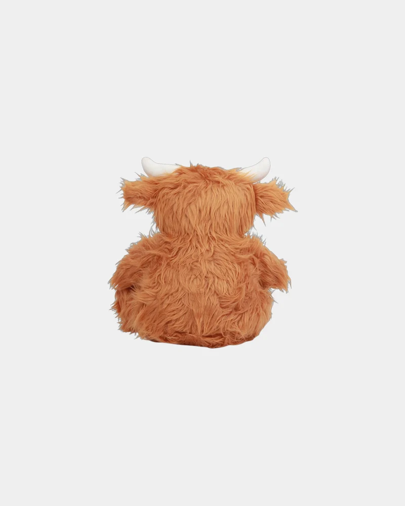 Peluche zippée vache polyester à personnaliser