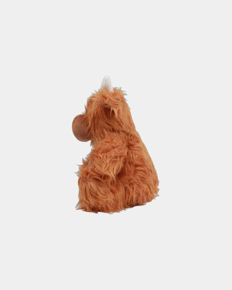 Peluche zippée vache polyester à personnaliser