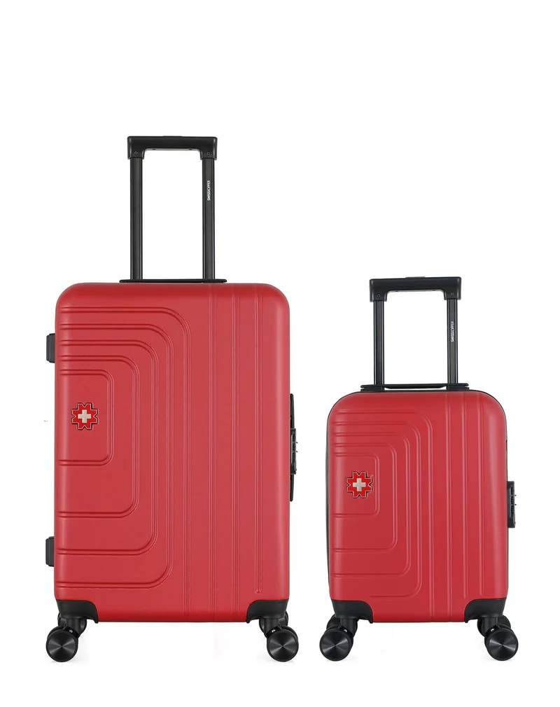 Lot de 2 Valises Rigides Taille Moyenne et Cabine XXS RUTI