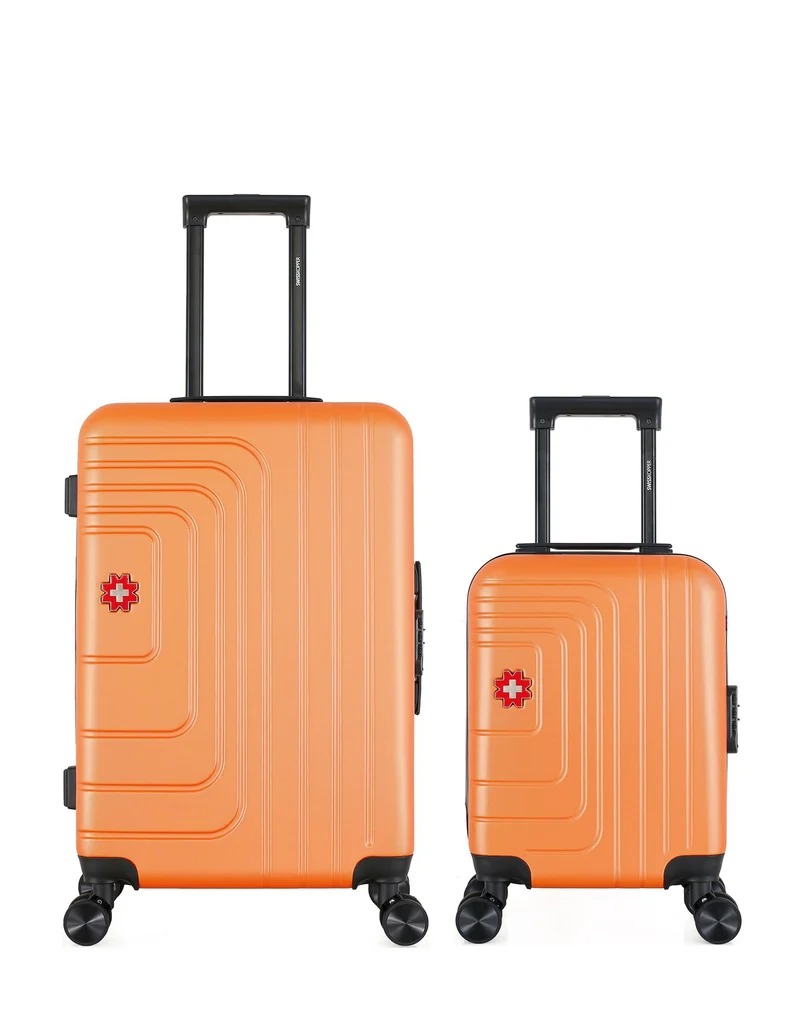 Lot de 2 Valises Rigides Taille Moyenne et Cabine XXS RUTI