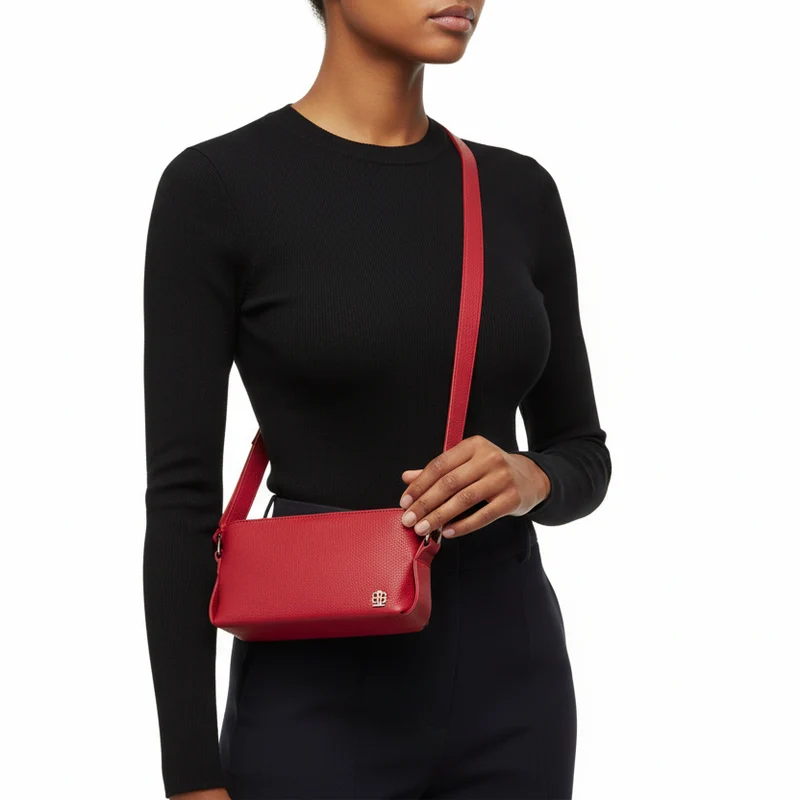 Sac baguette PASSION - Rouge