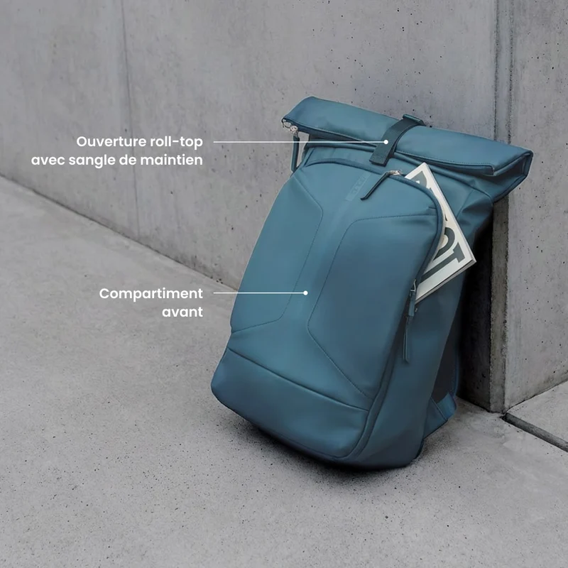 Sac à dos Rolltop - Obsidian Jump | Extensible