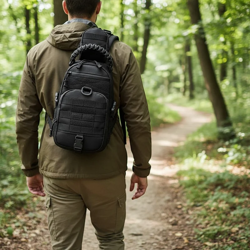 Sac bandoulière randonnée imperméable robuste