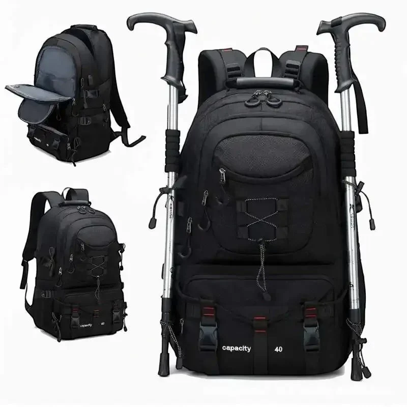 Sac à dos trekking imperméable avec port USB grande capacité