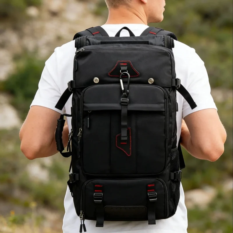 Sac à dos randonnée 80L imperméable multi-compartiments