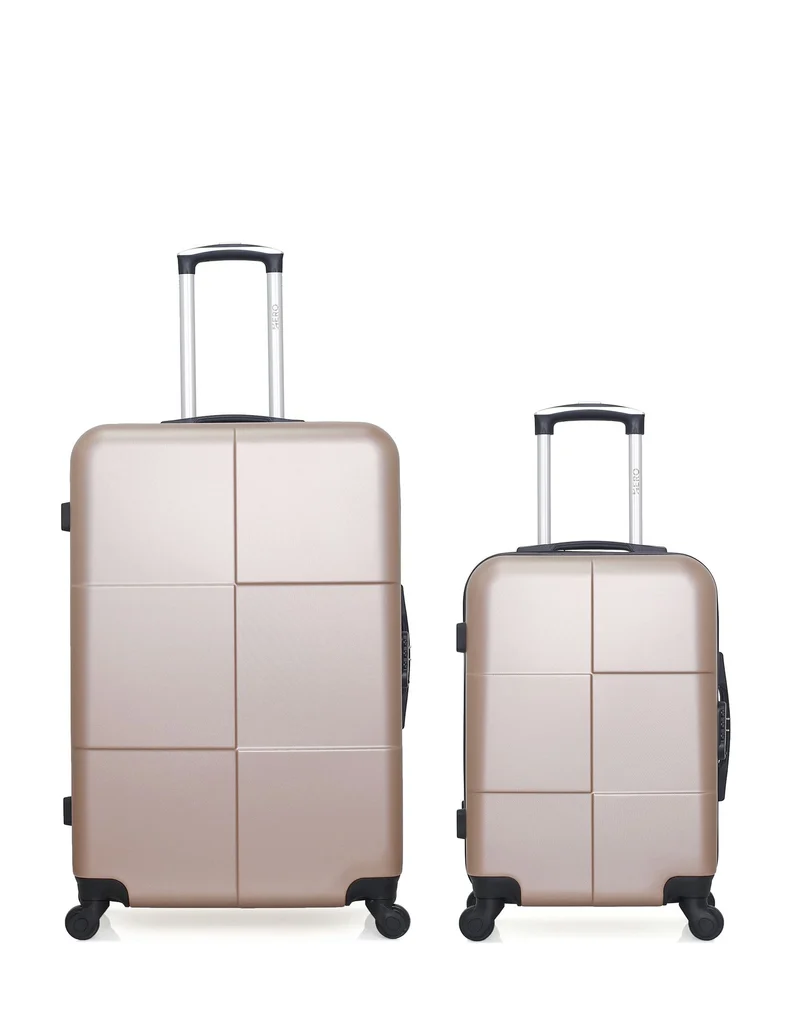 Lot de 2 valises rigides grand format et cabine CORONADO
