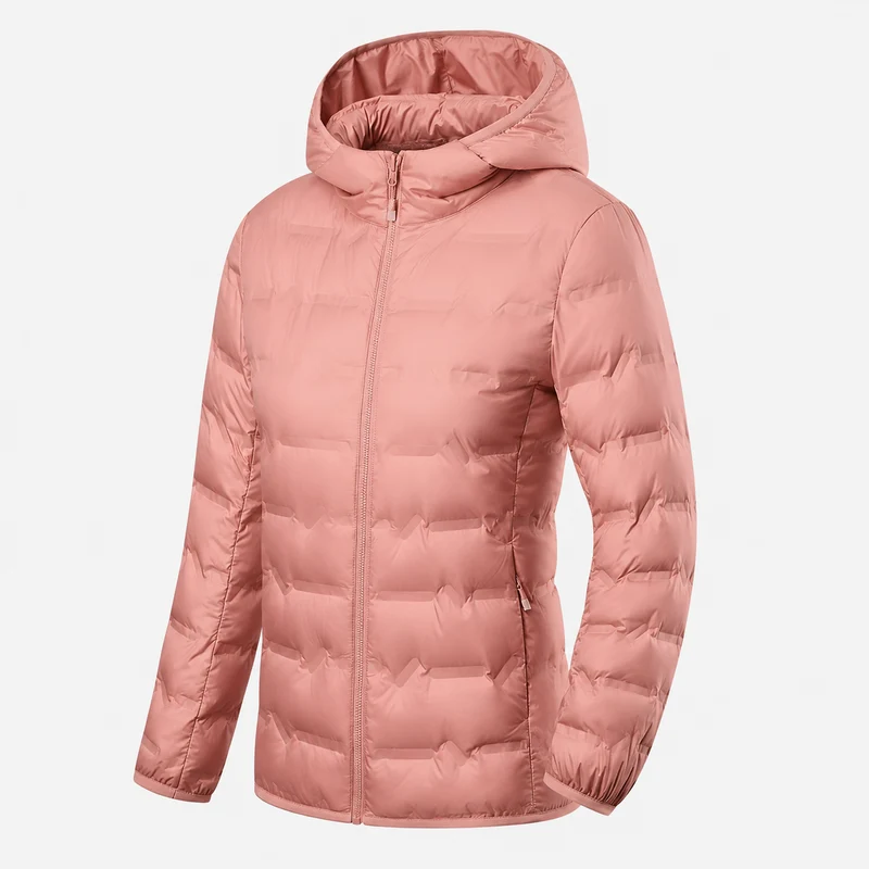Doudoune randonnée femme chaude à capuche