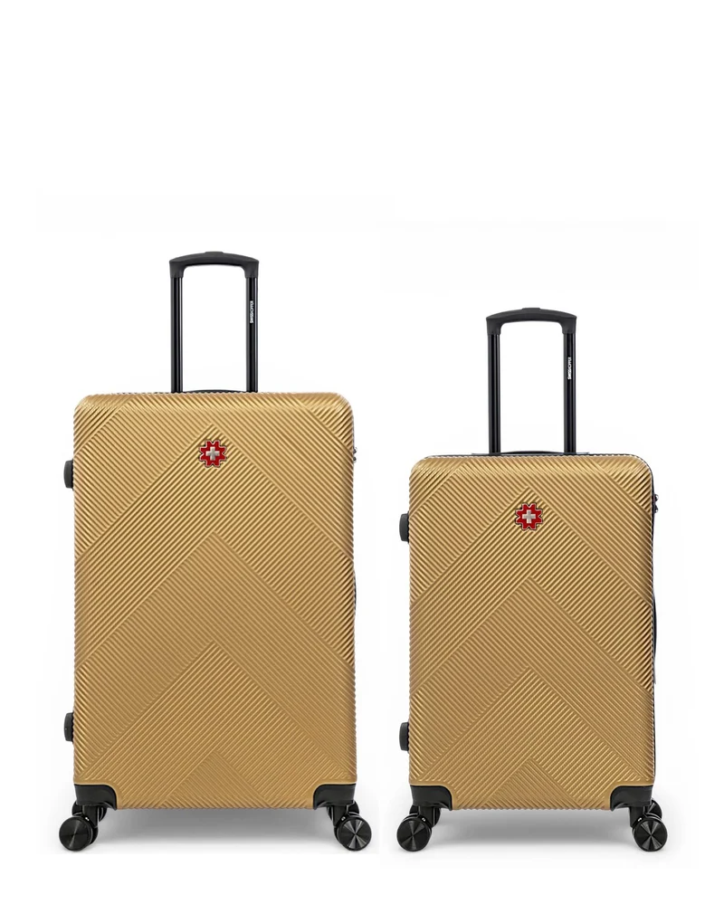 Lot de 2 Valises Rigides Grand Format et Taille Moyenne OLTEN