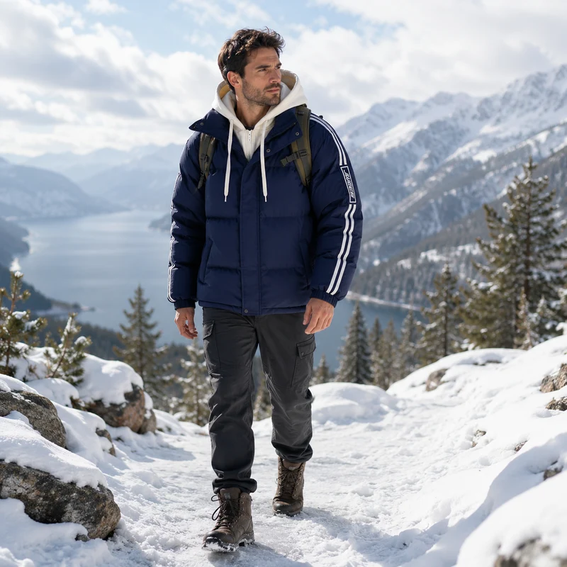 Doudoune randonnée mixte chaude hiver
