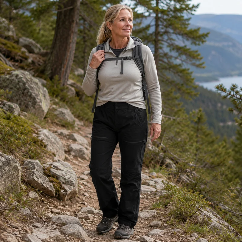 Pantalon trekking femme respirant hiver
