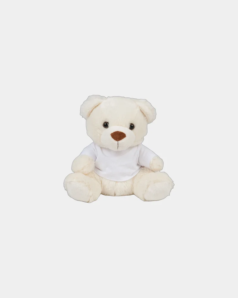 Peluche ours en t-shirt coton à personnaliser