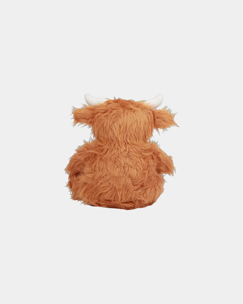 Peluche zippée vache polyester à personnaliser