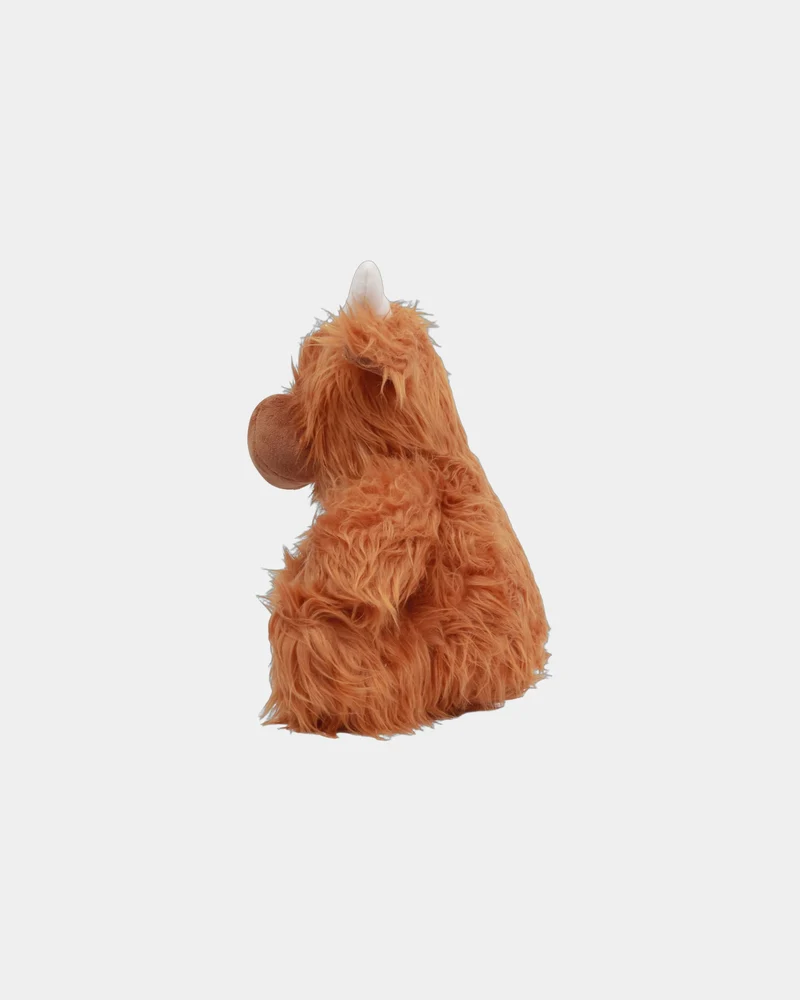 Peluche zippée vache polyester à personnaliser