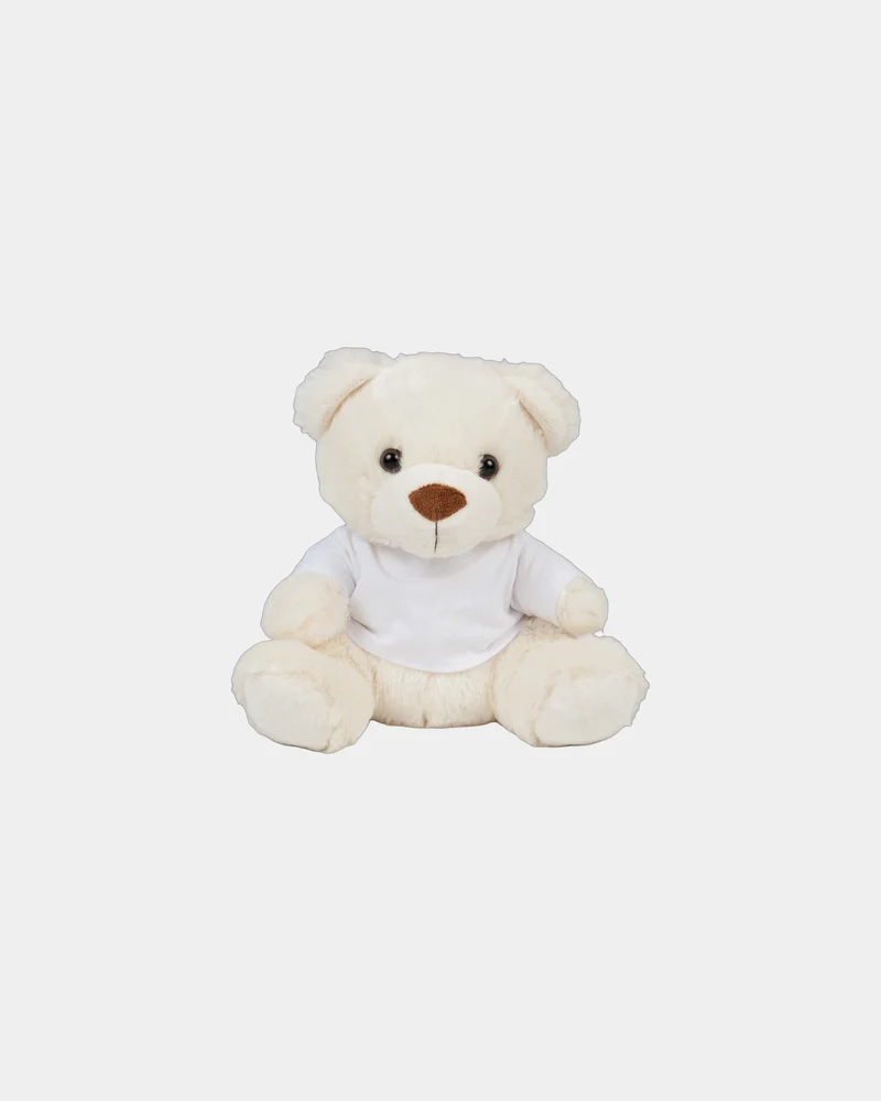 Peluche ours en t-shirt coton à personnaliser