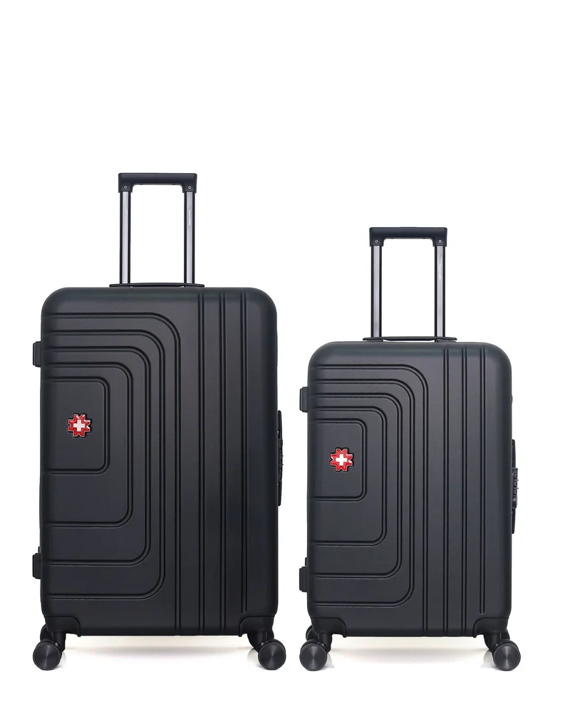 Lot de 2 Valises Rigides Grand Format et Taille Moyenne RUTI