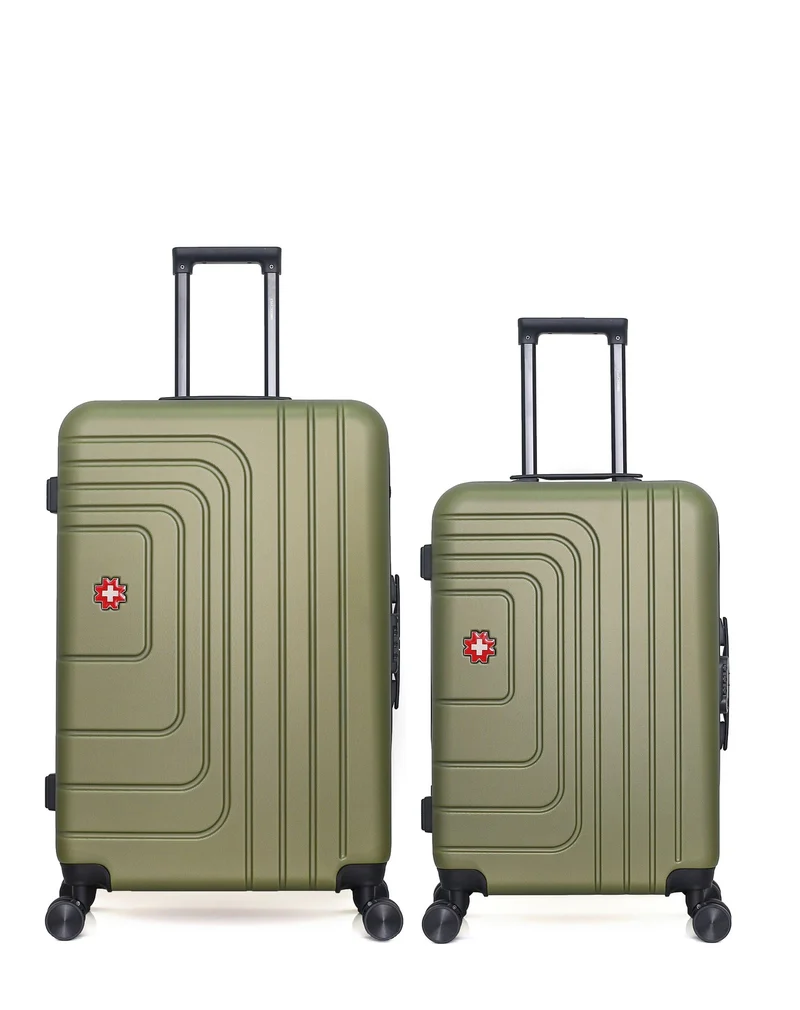 Lot de 2 Valises Rigides Grand Format et Taille Moyenne RUTI