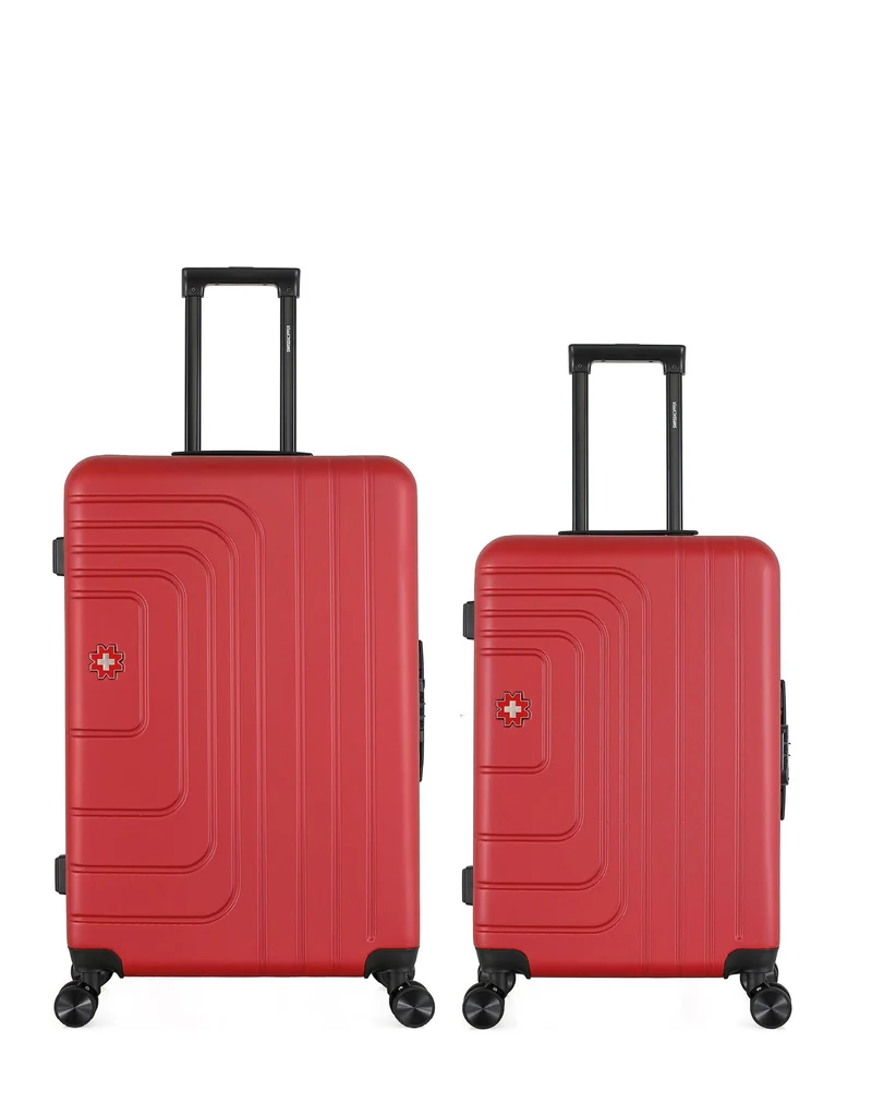 Lot de 2 Valises Rigides Grand Format et Taille Moyenne RUTI