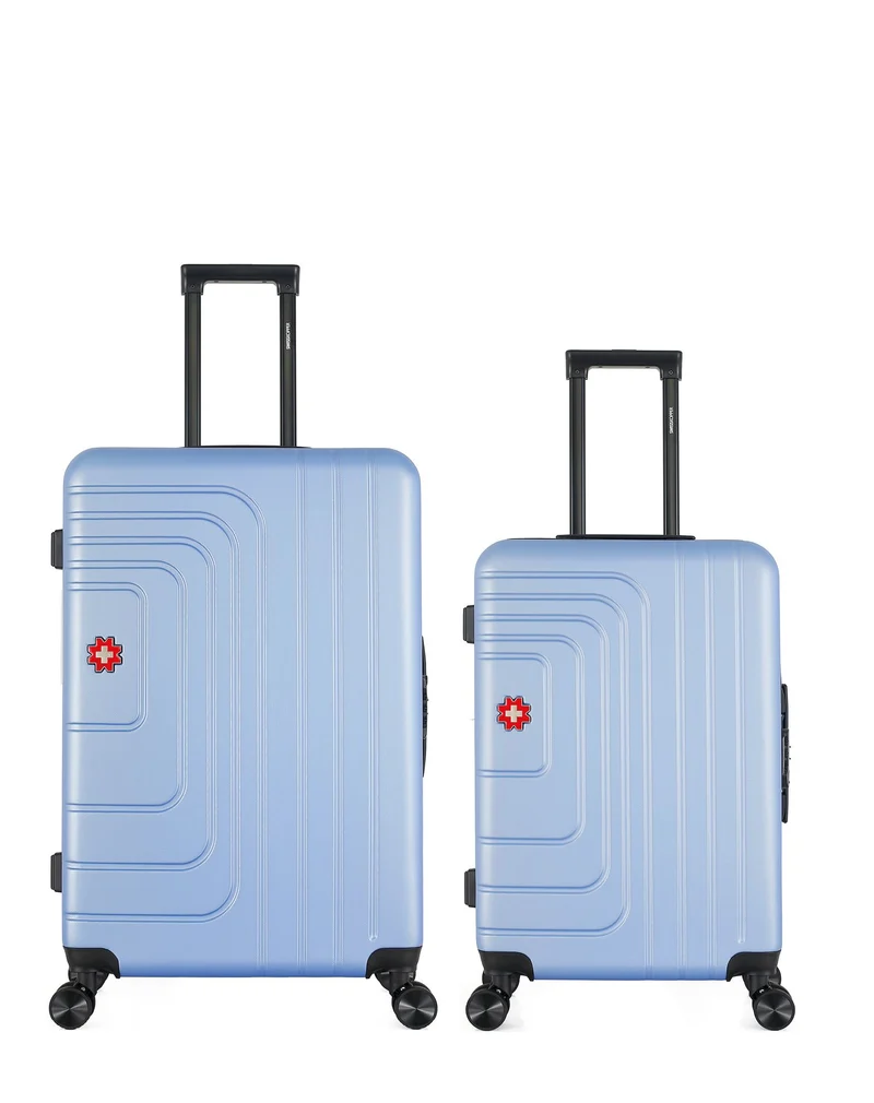 Lot de 2 Valises Rigides Grand Format et Taille Moyenne RUTI
