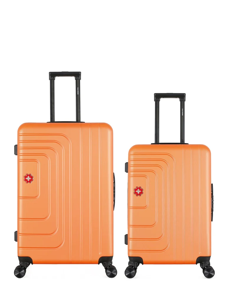 Lot de 2 Valises Rigides Grand Format et Taille Moyenne RUTI
