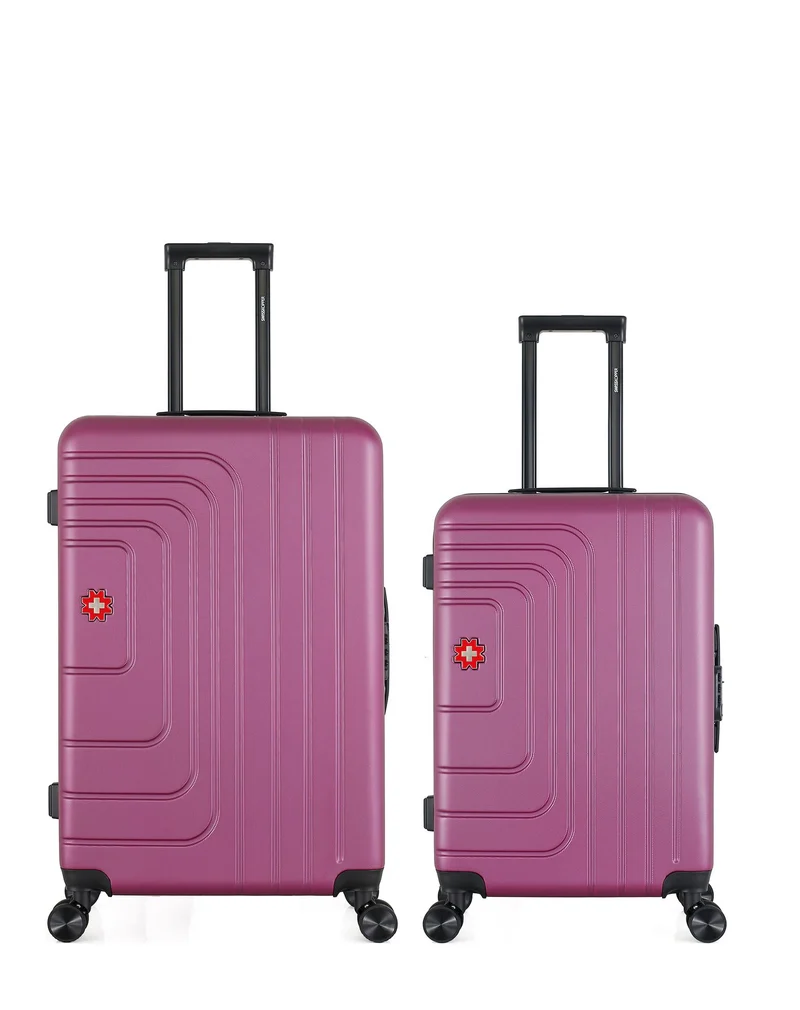 Lot de 2 Valises Rigides Grand Format et Taille Moyenne RUTI
