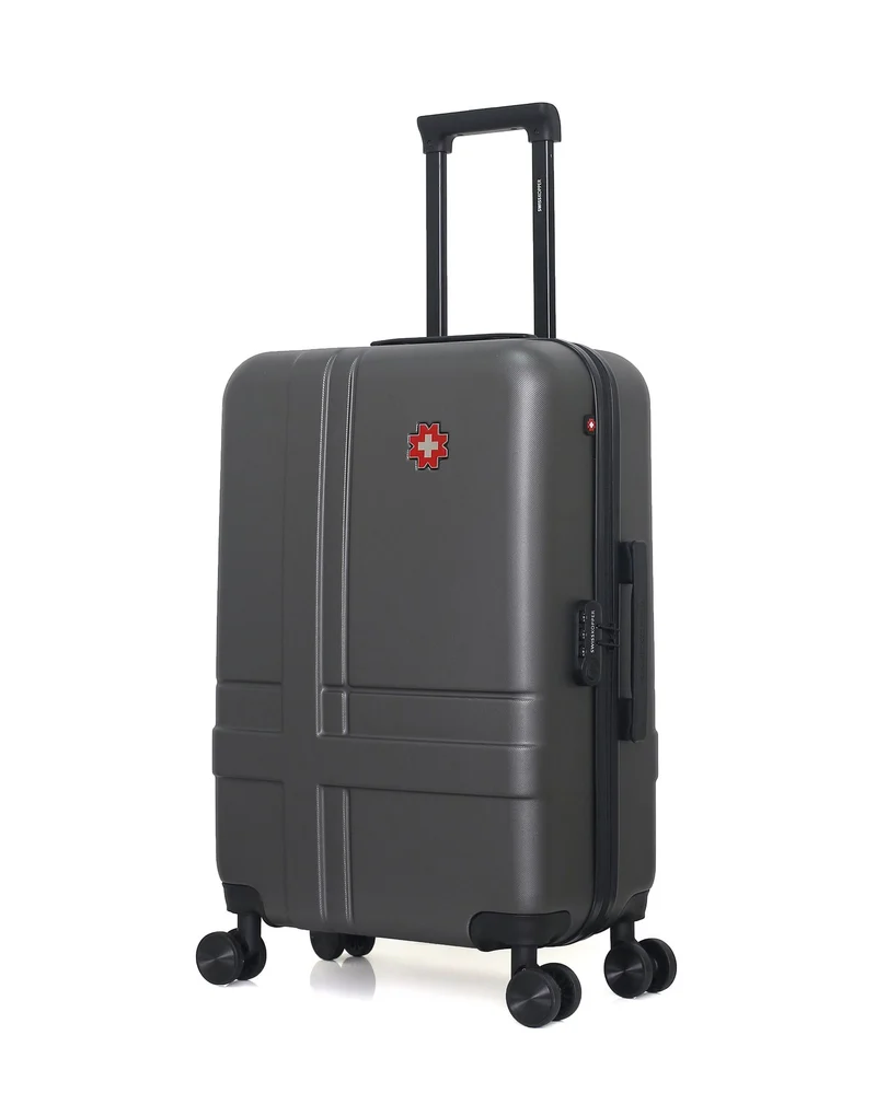Lot de 2 Valises Rigides Taille Moyenne et Vanity USTER