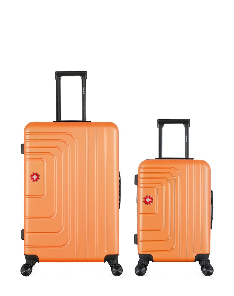 Lot de 2 Valises Rigides Grand Format et Cabine RUTI