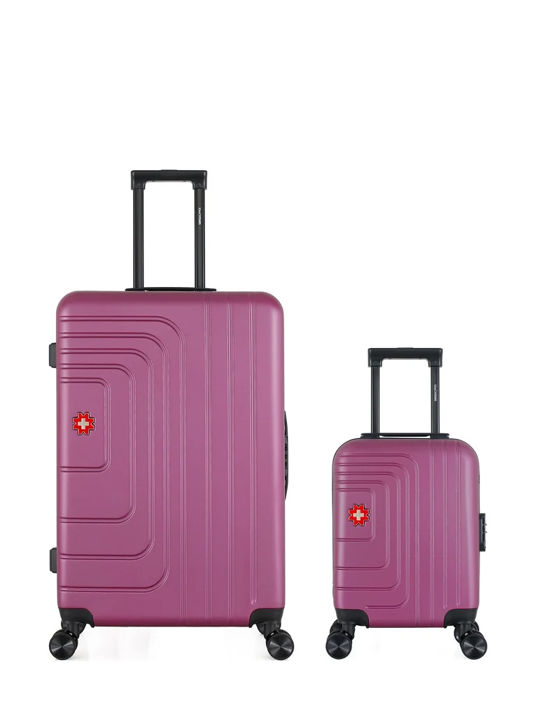 Lot de 2 Valises Rigides Grand Format et Cabine XXS RUTI