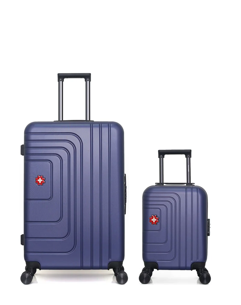 Lot de 2 Valises Rigides Grand Format et Cabine XXS RUTI