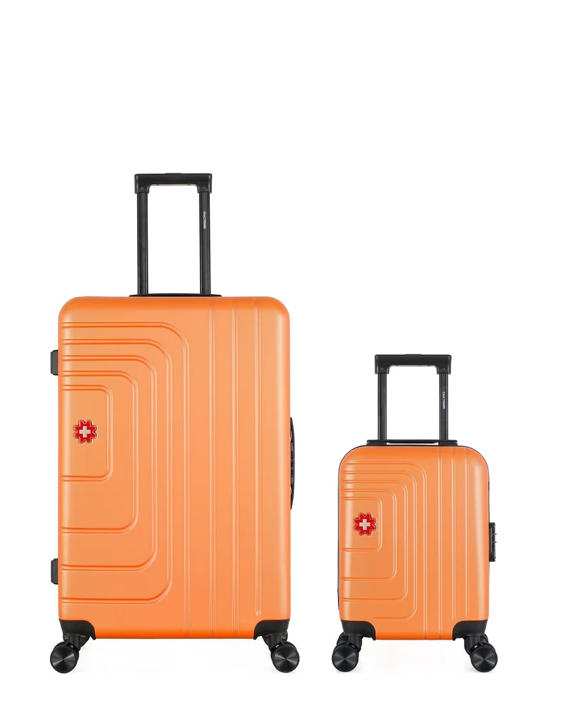 Lot de 2 Valises Rigides Grand Format et Cabine XXS RUTI