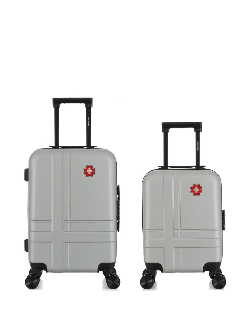 Lot de 2 Valises Rigides Cabine et Cabine XXS USTER